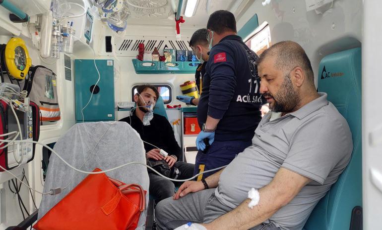 Eşyaları yola atıp, eve giren 3 polisi yaralamıştı; tedavi için Konya'ya gönderildi