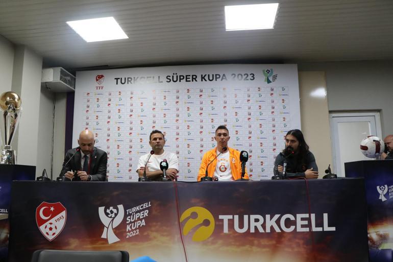 Okan Buruk ve Muslera, Süper Kupa'nın medya toplantısında konuştu