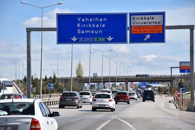 'Kilit kavşak' Kırıkkale'de trafik yoğunluğu