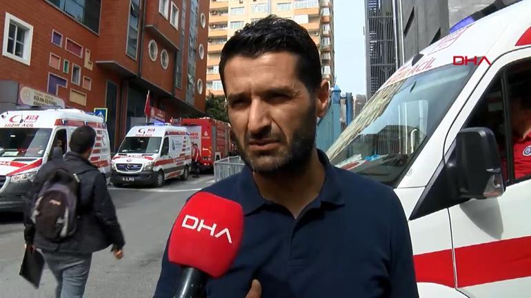 Beşiktaş'taki yangının çıkışını görenler konuştu
