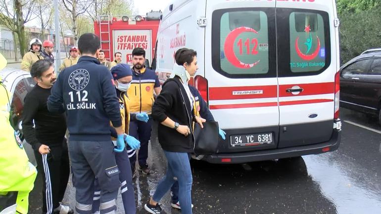 Başakşehir'de kaza sonrası ağaçtan düşen yavru kargalara itfaiyeden yardım eli