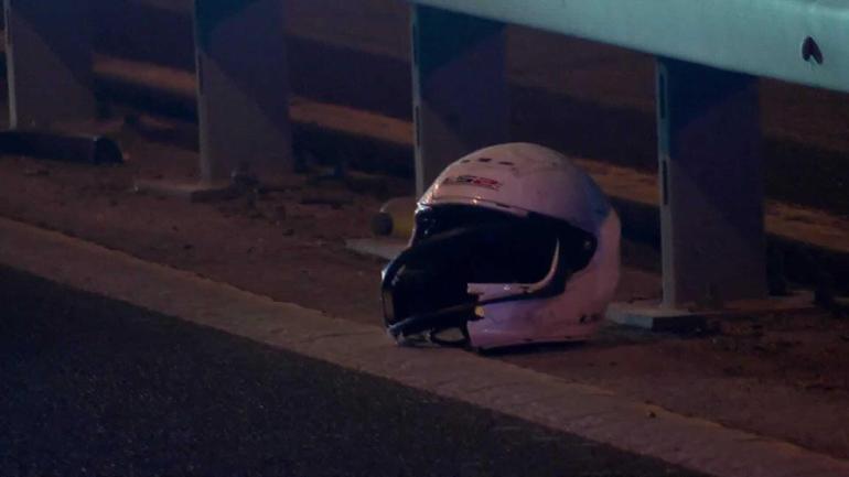 Şişli D-100'de, bariyere çarparak devrilen motosikletin sürücüsü hayatını kaybetti