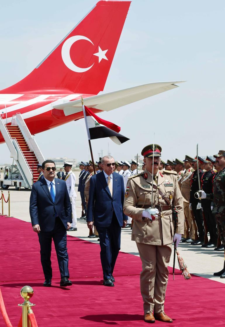 Cumhurbaşkanı Erdoğan, Bağdat’ta