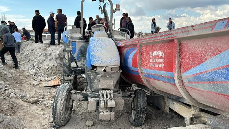 Nİğde'de, patates deposu inşasındaki göçükte ölen işçi son yolculuğuna uğurlandı