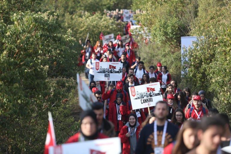 Gençlik ve Spor Bakanlığı’ndan 57'nci Alay’a Vefa Yürüyüşü