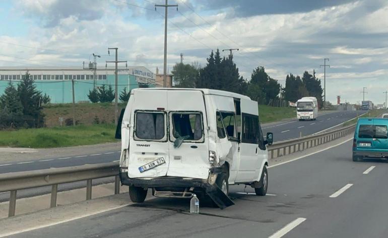 Tekirdağ’da servis araçları çarpıştı: 5’i askeri personel, 16 yaralı