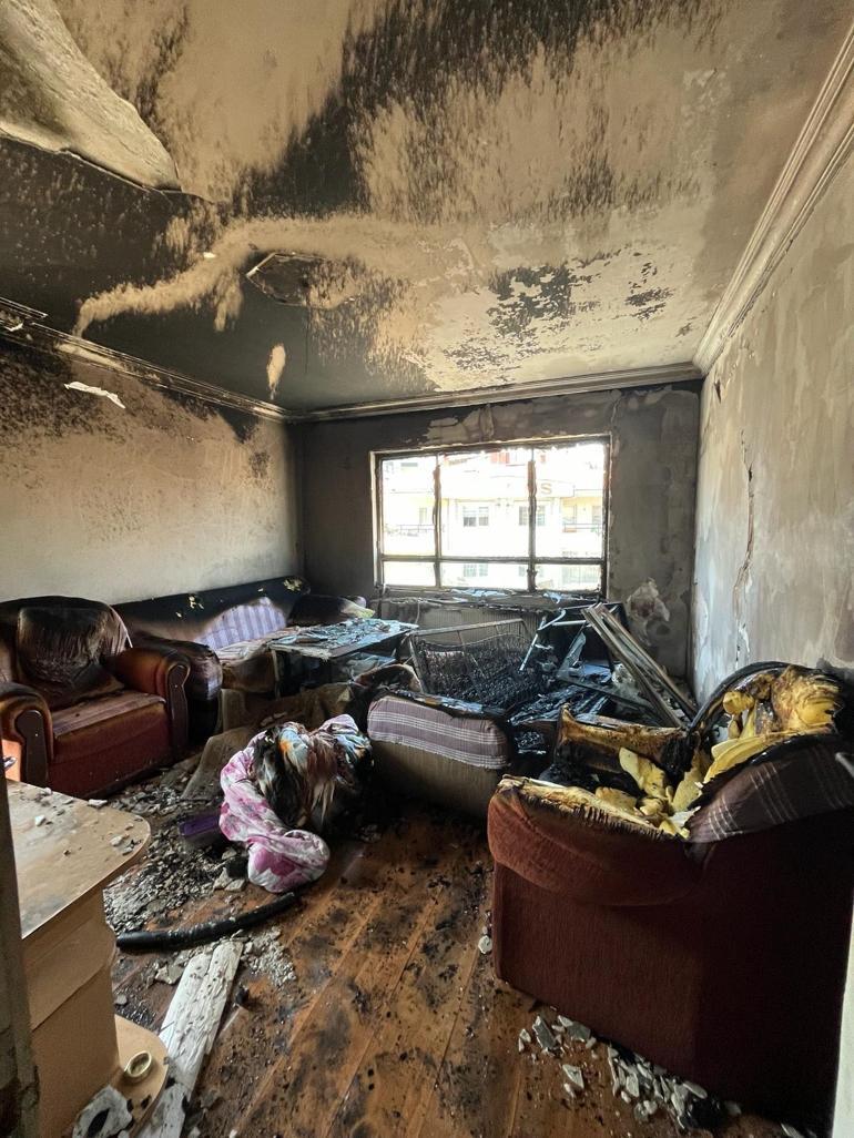 Tahliye davasını kaybeden kiracı, evi ateşe verdi