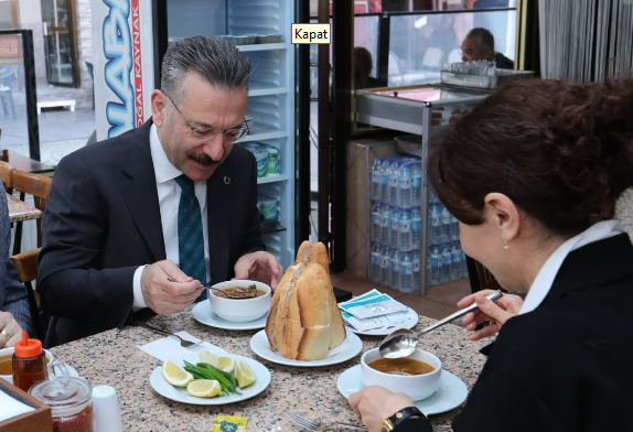 Vali Hüseyin Aksoy, köklü lezzet mekanlarını ziyaret etti