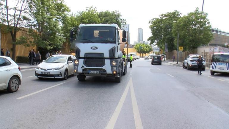 Şişli’de beton mikserinin çarptığı kadın öldü