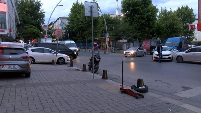 Sultangazi'de oto lastik dükkânına 10 gün arayla ikinci silahlı saldırı kamerada