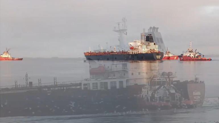 Petrol ürünü yüklü tanker Haydarpaşa açıklarında arıza yaptı