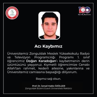 Yurtta cansız bedeni bulunan üniversiteli Doğan'ın ölüm nedeni belirlenemedi