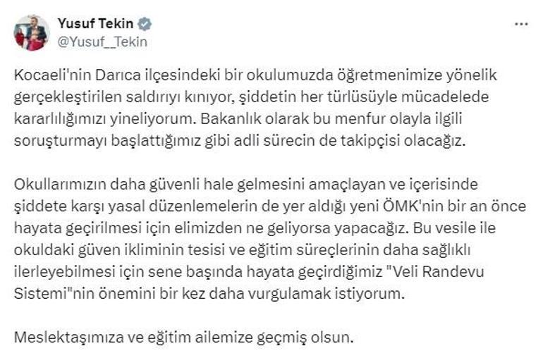 Sınıfta öğretmenin üzerine yürüyüp bir öğretmeni de darbeden 2 kişi, 300’er bin TL kefaletle serbest