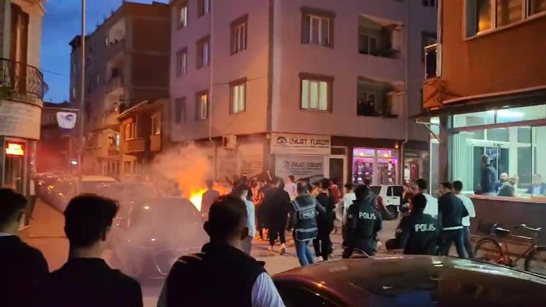 Bursa'da şampiyonluk kutlamalarında gerginlik; 2 gözaltı