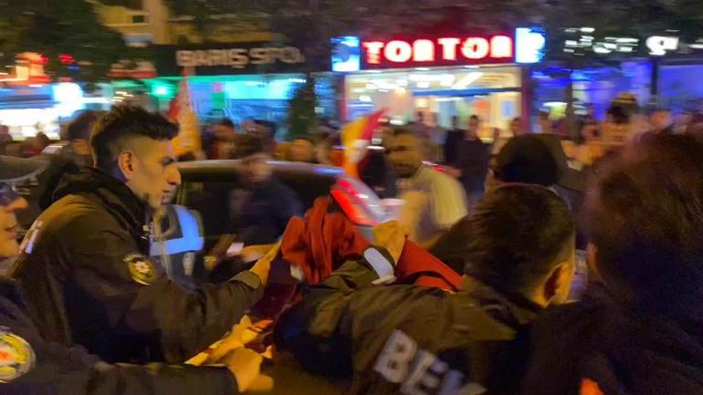 Bursa'da şampiyonluk kutlamalarında gerginlik; 2 gözaltı