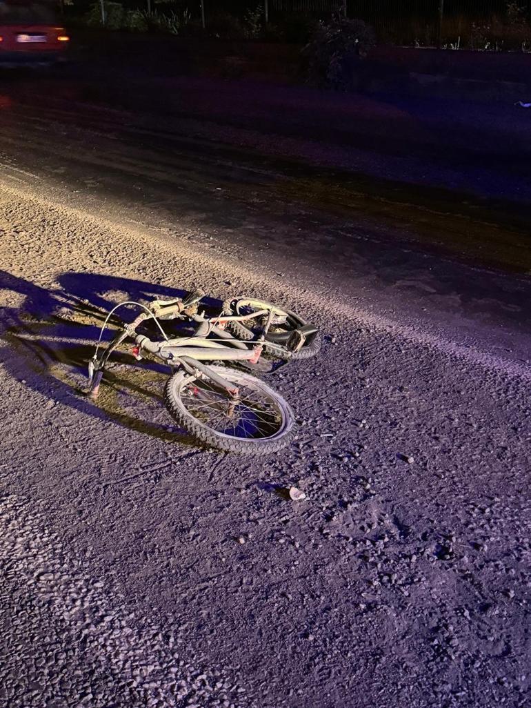 Otomobilin çarptığı bisikletteki çocuk ağır yaralandı