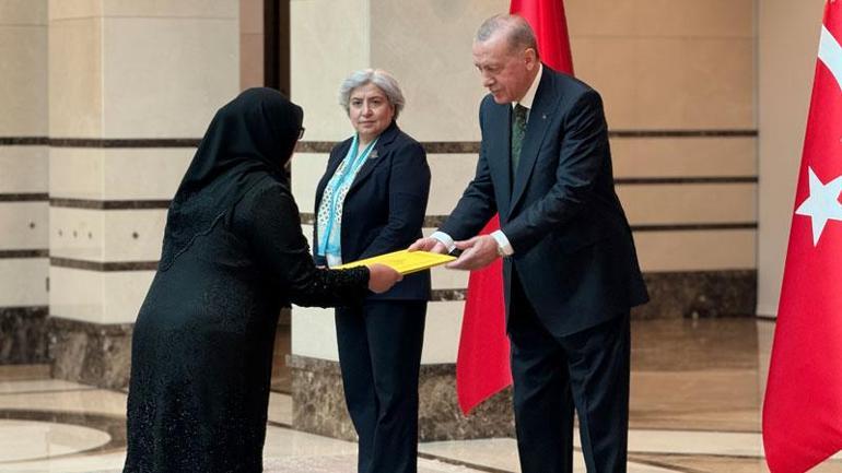 Cumhurbaşkanı Erdoğan'a 3 ülkenin büyükelçisinden güven mektubu