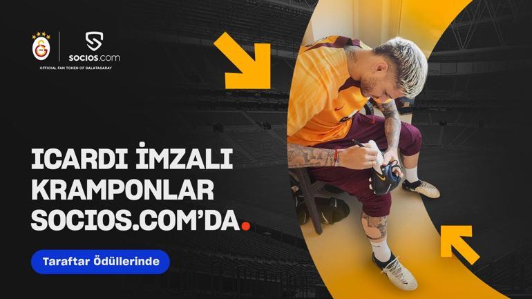 Süper Lig’in yıldızı Mauro Icardi’den taraftarlara imzalı krampon