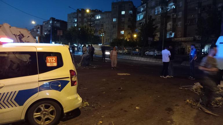 Diyarbakır'da otobüsün çarptığı kadın öldü; kaza kamerada