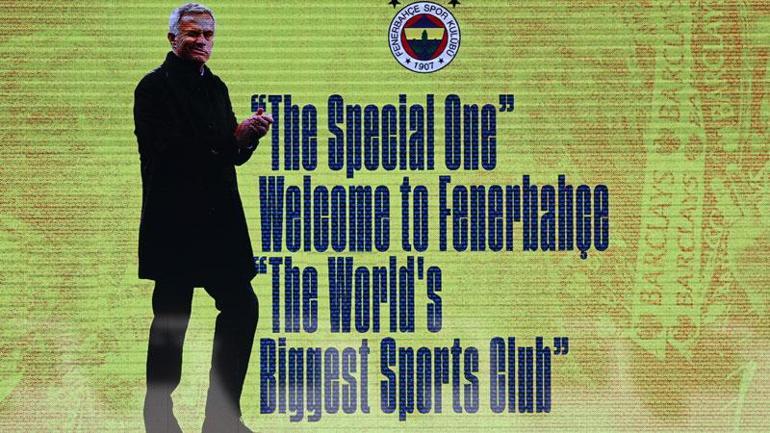 Fenerbahçe’de teknik direktör Jose Mourinho için imza töreni düzenlendi