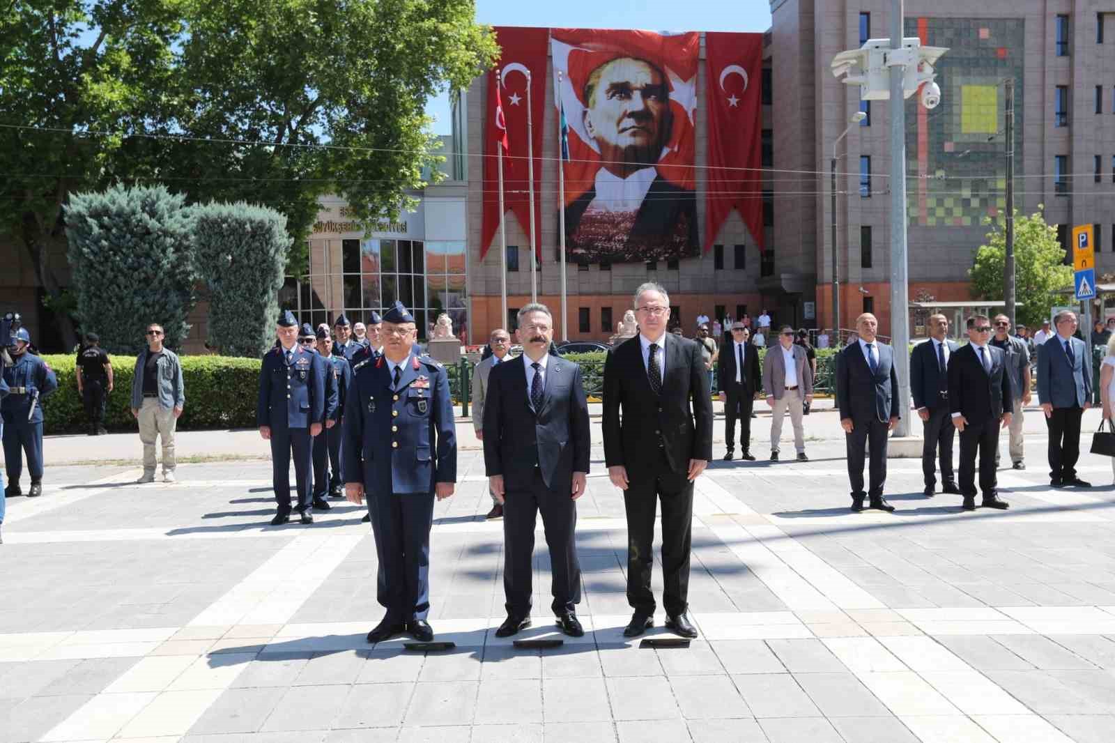 Atatürk’ün Eskişehir’i ziyaretinin 104’üncü yıl dönümü törenle kutlandı