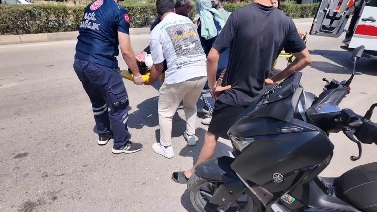 Bursa’da 2 motosiklet çarpıştı; sürücüler yaralandı