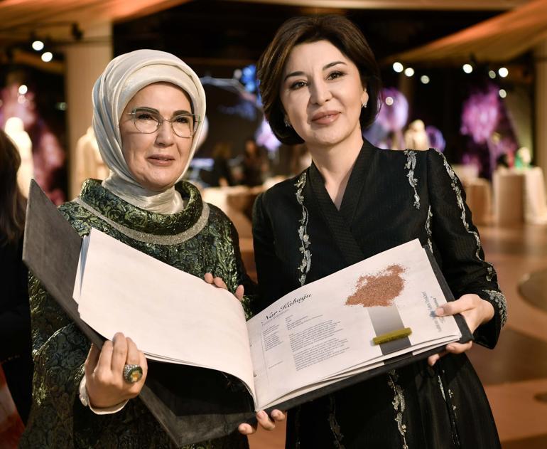 Emine Erdoğan, Özbekistan Cumhurbaşkanı'nın eşi Mirziyoyeva'yı ağırladı