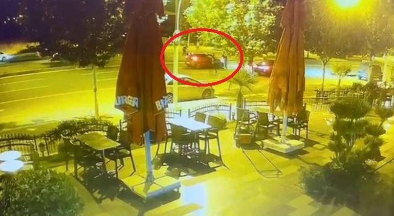 Alkollü sürücünün otomobiliyle çarptığı polis ağır yaralandı, o anlar kamerada