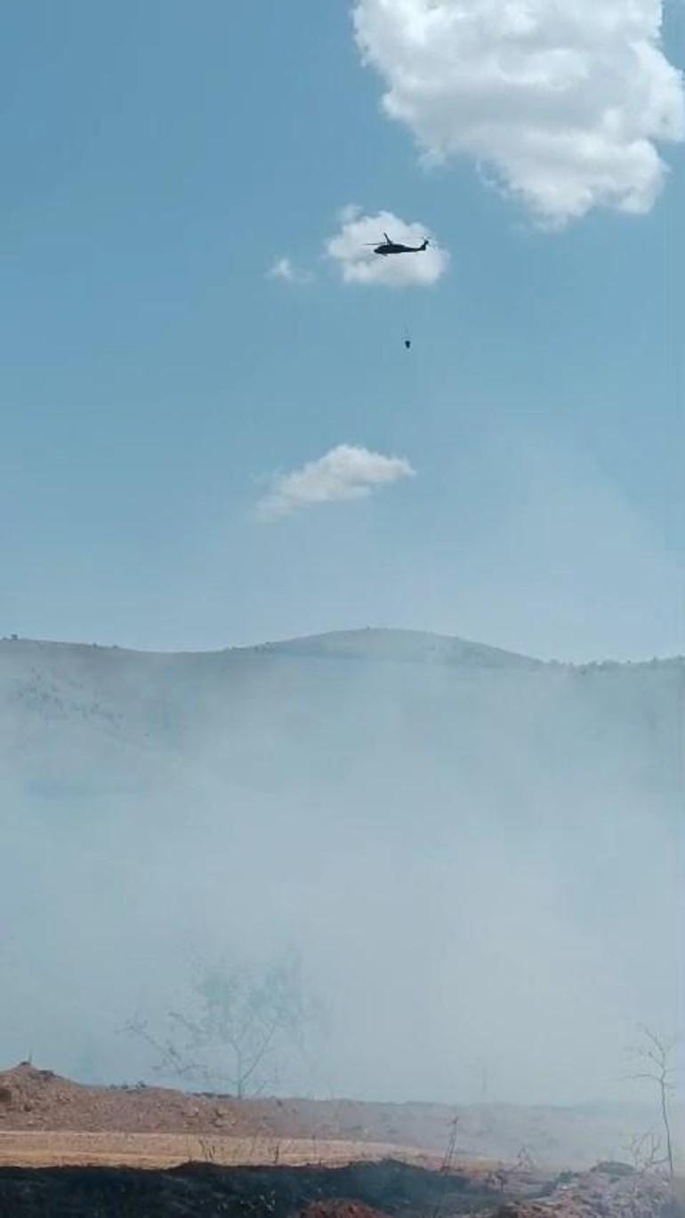 Elazığ’da orman yangını