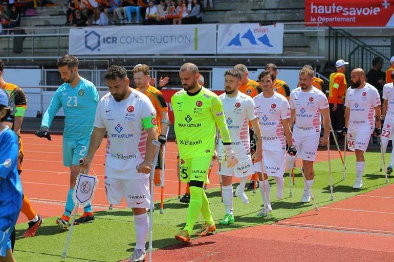 Ampute Milli Futbol Takımı, namağlup çeyrek finalde