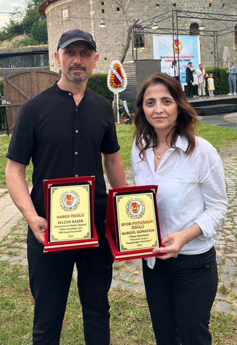 Trabzon Gazeteciler Cemiyeti'nden DHA’ya 2 ödül