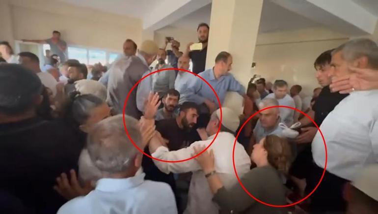 Taziye ziyaretinde Mardin Valisi Akkoyun'a çıkışan Dem Partili Aydeniz'e taziye sahiplerinden tepki