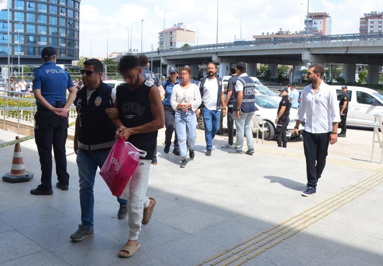 Antalya'da 'Suriyeli' eylemine ilişkin gözaltına alınan 11 kişi adliyede