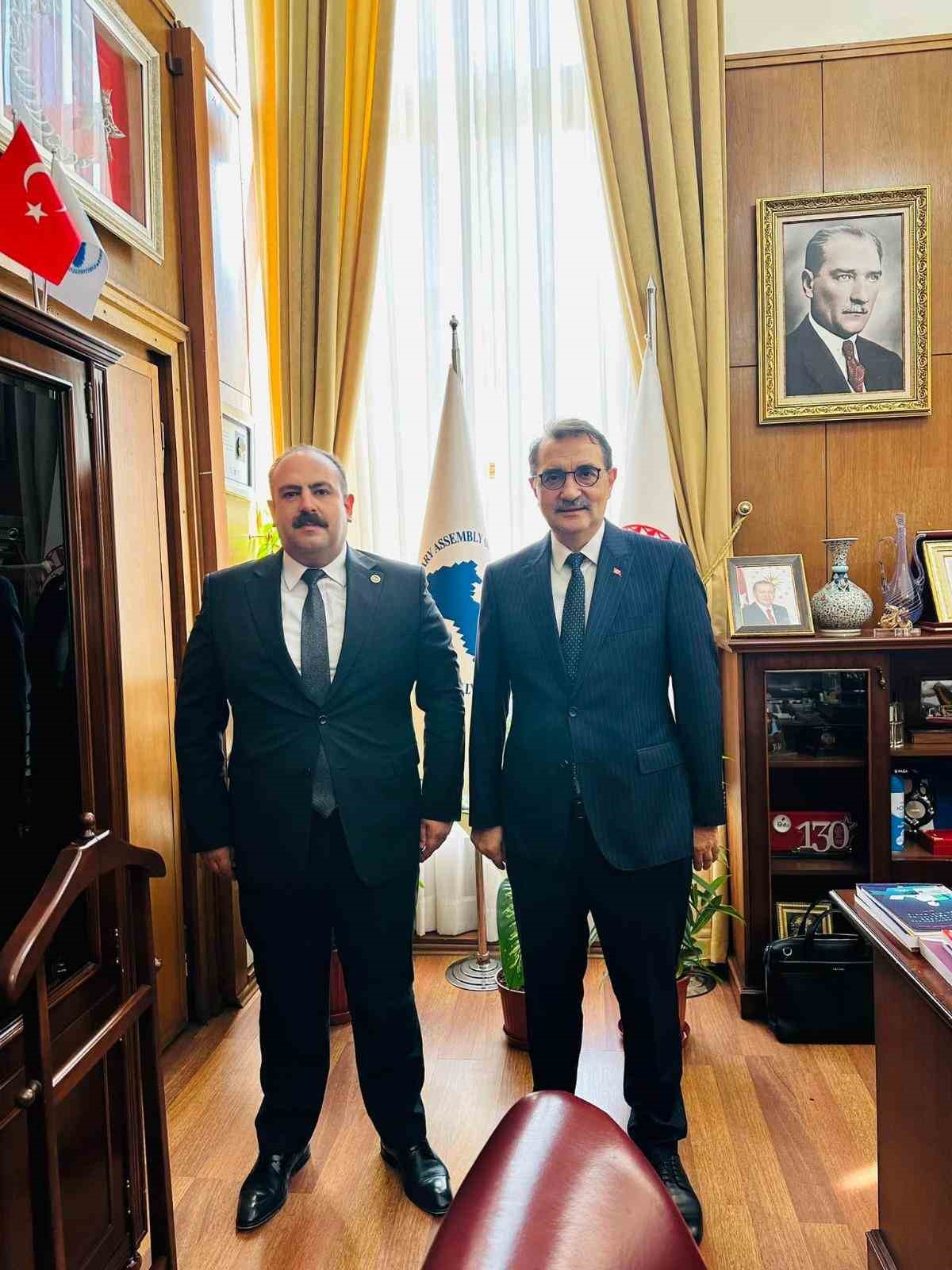 Başkan Hamamcı, Dönmez ve Gürcan ile istişarelerde bulundu