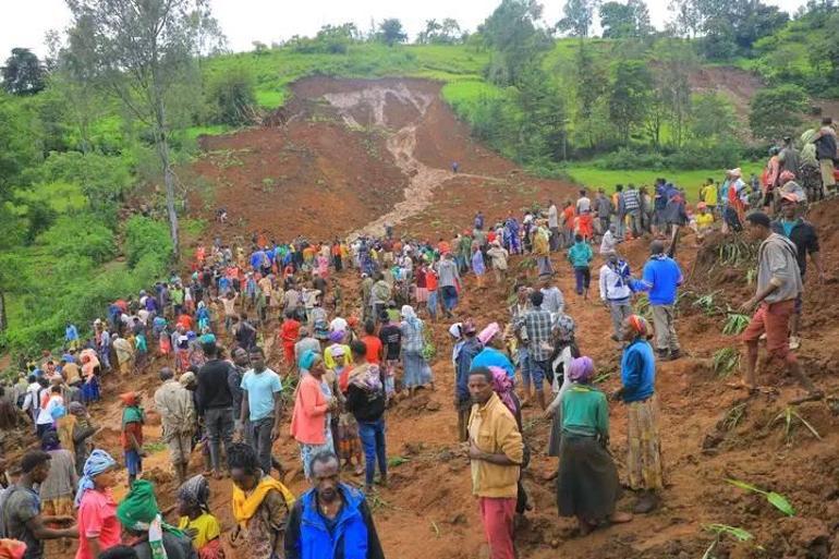Etiyopya’daki heyelanda ölü sayısı 146’ya yükseldi