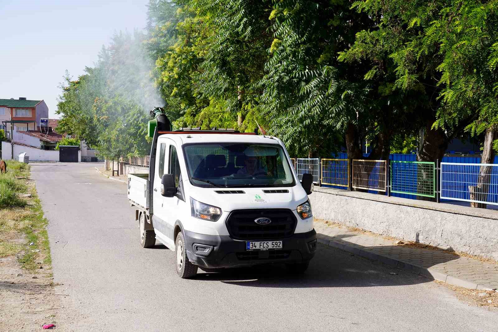 Tepebaşı ilçe merkezinde ve kırsalda haşere ile mücadele