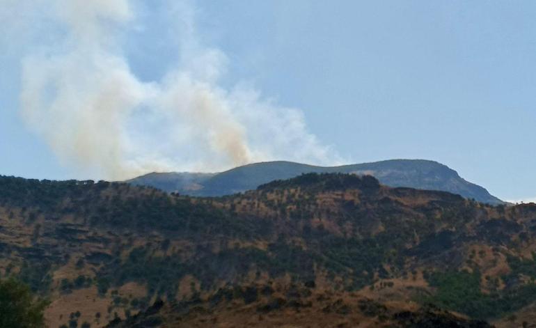 Tunceli’de orman yangını: Yangın söndürme helikopteri ve askeri personel sevk edildi