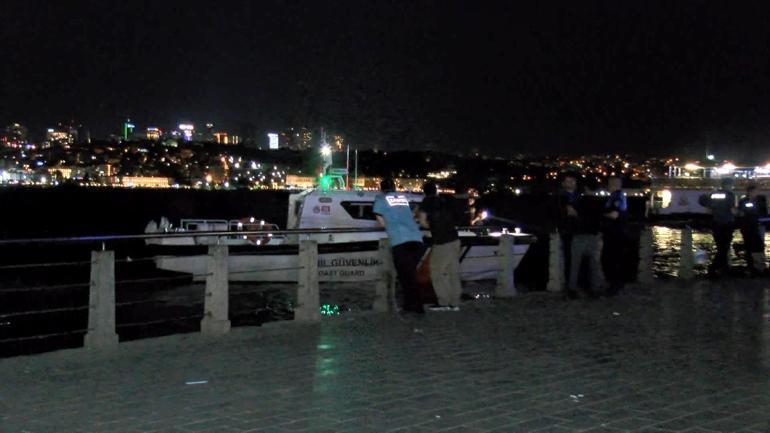 Üsküdar'da denize düşen kadın için arama çalışması başlatıldı