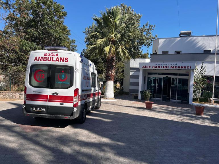 Bodrum'da doktorun kalp krizi geçirdiği olayda, koridordaki kargaşa kamerada