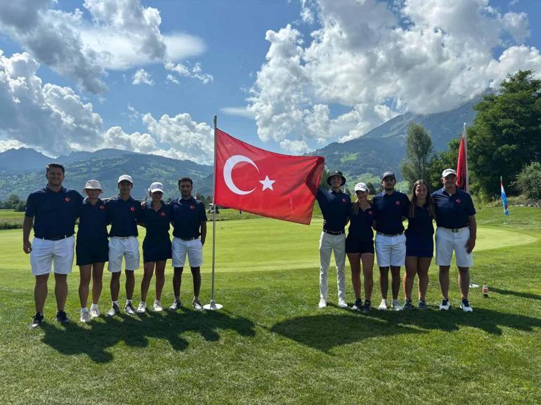 Milli golfçüler Avrupa’da şampiyon oldu