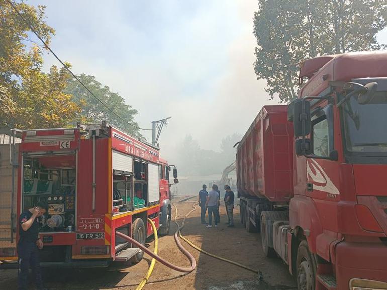 Bursa’da ot yangını