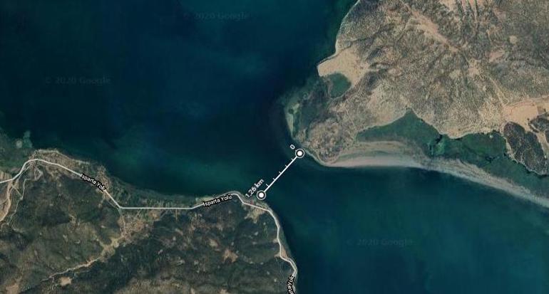 Eğirdir Gölü'nün bölünmesine 1,2 kilometre kaldı