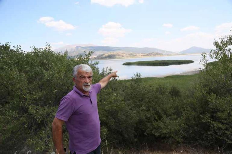 Eğirdir Gölü'nün bölünmesine 1,2 kilometre kaldı