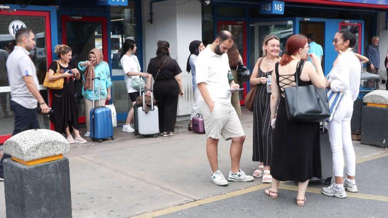 Büyük İstanbul Otogarı'nda okula dönüş yoğunluğu