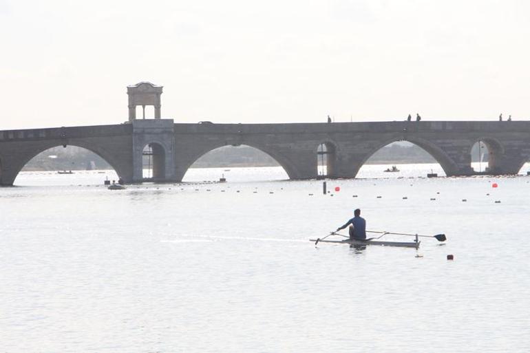 Meriç Nehri'nde Avrupa 23 Yaş Altı Kürek Şampiyonası heyecanı başladı