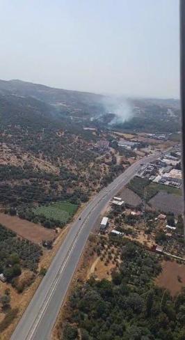 İzmir'de orman yangını