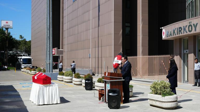 Hakim Erdoğan Ayata İçin Bakırköy Adalet Sarayı'nda tören düzenlendi