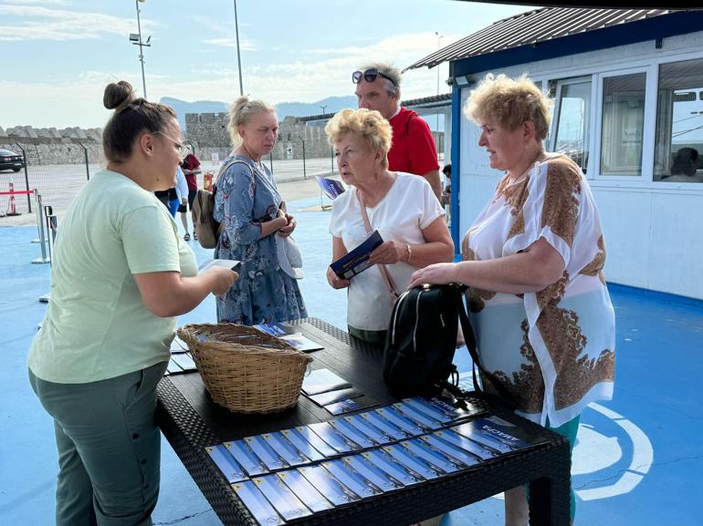 Amasra'ya kruvaziyerle 2 yılda 62 bin 259 Rus turist geldi