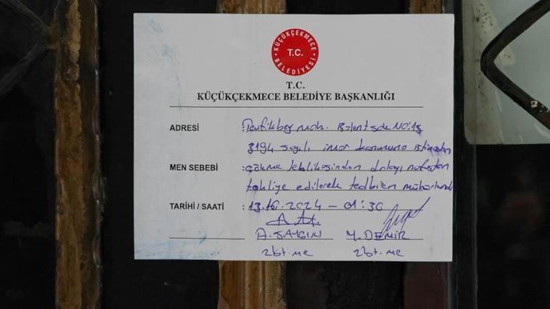 Küçükçekmece'de tahliye edilen binanın akıbeti incelemelerin ardından belli olacak