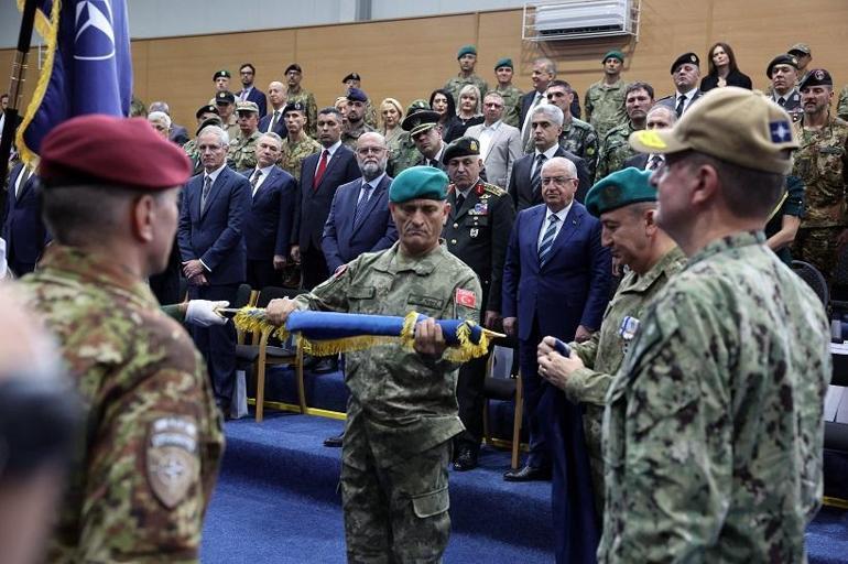 Bakan Güler, Kosova Barış Gücü Komutanlığı devir teslim törenine katıldı